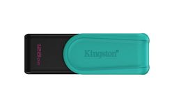 Kingston Technology DataTraveler 128 GB Portable USB 3.2 Gen 1 Exodia S (sort/turkis)