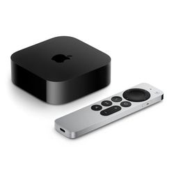 Apple TV 4K Svart, Silver 4K Ultra HD 128 GB Wi-Fi Nätverksansluten (Ethernet)