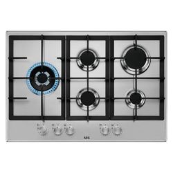 AEG HGB75520SM Rostfritt stål Inbyggd 75 cm Gas 5 zone(s)