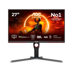 AOC G3 Q27G3XMN/BK tietokoneen litteä näyttö 68,6 cm (27") 2560 x 1440 pikseliä 2K Ultra HD LED Musta, Punainen