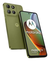 Motorola moto g15 power 17,1 cm (6.72") Dual SIM Android 15 4G USB Type-C 8 GB 512 GB 6000 mAh Grøn