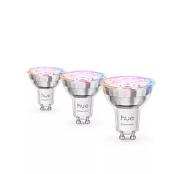Philips Hue White och Color Ambiance Essential GU10 – smart spotlight – 345 lm – 4,7W – 3-pack