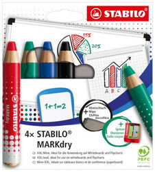 STABILO MARKdry 4 stk