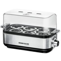 Rommelsbacher ER 600 äggkokare 6 ägg 400 W Rostfritt stål, Transparent