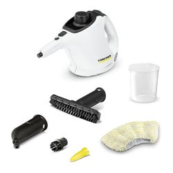 Kärcher SC 1 Cylinderångtvätt 1200 W Svart, Vit