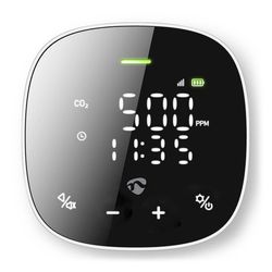 Nedis SmartLife Air Quality Monitor Sort, Hvid