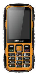 MaxCom Strong MM920 7,11 cm (2.8") 140 g Svart, Gul Robust telefon