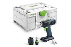 Festool Akku-Bohrschrauber T 18+3-Basic 1500 RPM Svart, Blå