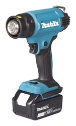 Makita DHG181ZJ värmepistol Varmluftspistol 200 l/min 550 ° C Svart, Turkosblå