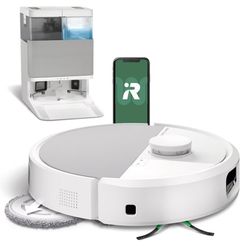 iRobot Roomba Plus 505 Combo Robot + AutoWash Dock Hvid