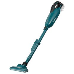 Makita DCL284FZ upprättstående dammsugare och elektrisk sopborste Skaftdammsugare, 2-i-1 Batteri Torr Tyg Utan påse Svart, Turkos