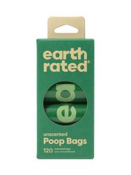 Earth Rated 870856000185 hundepose til hund og pose til kattetoilet 120 stk Plast Engangsbrug