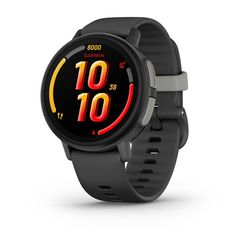 Garmin Bounce 010-03399-00 Smartwatch og sportsur 3,05 cm (1.2") AMOLED 43 mm Digital 390 x 390 pixel Berøringsskærm Grå Wi-Fi GPS (satellit)