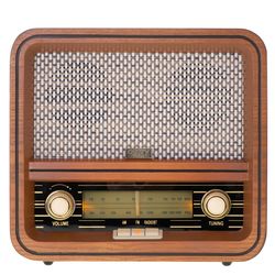 Camry Premium CR 1188 radioapparater Personal Analog Svart, Vit, Trä