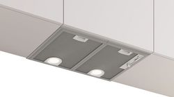 Bosch Serie 4 DHL555BM köksfläkt Inbyggd Metallisk, Silver 604 m³/h