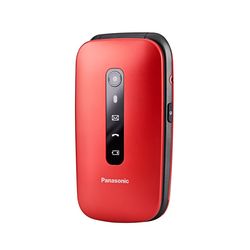 Panasonic KX-TU550 7,11 cm (2.8") Röd Första mobiltelefon