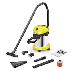 Kärcher WD 3 S V-17/4/20 17 l Trummdammsugare Torr&våt 1000 W Dammpåse