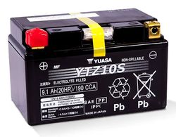 Yuasa YTZ10S fordonsbatteri Slutna blybatterier (VRLA) 8,6 Ah 12 V Motorcykel