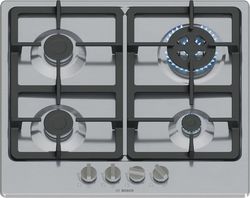 Bosch Serie 4 PGH6B5K90 spishällar Rostfritt stål Inbyggd 60 cm Gas 4 zone(s)