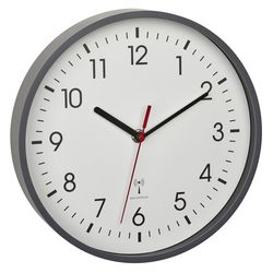 TFA-Dostmann 60.3550.10 vägg- och bordsklocka Analog klocka Rund Grå