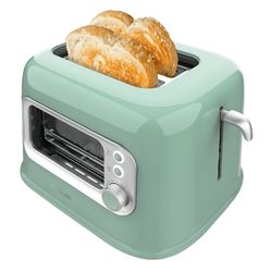 Cecotec RetroVision Green 5 2 skivor 700 W Ljusgrön, Rostfritt stål