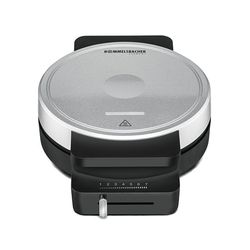 Rommelsbacher WA 850 våffeljärn 1 våffla/våfflor 850 W Svart, Silver