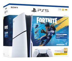 Sony PlayStation 5 - Fortnite Flowering Chaos Bundle 1 TB Wi-Fi Sort, Hvid