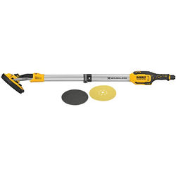 DeWALT DCE800N-XJ bärbar slipmaskin Slipmaskin för gipsväggar 1200 RPM Svart, Silver, Gul
