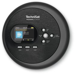 TechniSat DIGITRADIO CD 2GO BT Sort Bærbar CD-afspiller