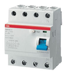 ABB 2CSF204101R1400 strömbrytare Jordfelsbrytare Typ A 4