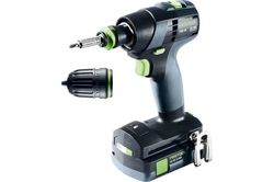 Festool TXS 18 C 3.0-Plus 1600 RPM Svart, Grön