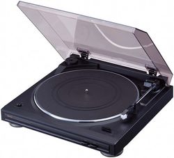 Denon DP 29 F Remdriven skivtallrik Svart