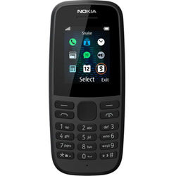 Nokia 105 (2019) 4,5 cm (1.77") 73,2 g Svart Funktionstelefon