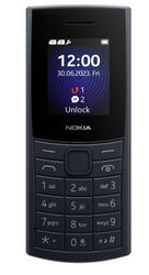 Nokia 110 4G 4,57 cm (1.8") 94,5 g Blå Funktionstelefon