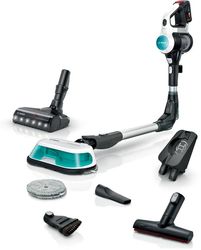 Bosch BCS71HYG1 upprättstående dammsugare och elektrisk sopborste Skaftdammsugare Batteri Torr&våt HEPA Utan påse 0,3 l 23,5 W Svart, Vit 3 Ah