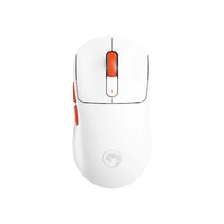 Marvo Scorpion G964W Niro 60 Wireless and Bluetooth USB-C Rechargeable Gaming Mouse (White) datormöss Spela Optisk