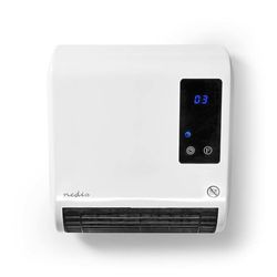 Nedis HTBA20WT elektrisk rumsvärmare inomhus Vit 2000 W Elektrisk värmefläkt