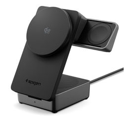 Spigen EF323MQ Smartphone, Smartwatch, Hörlurar Svart USB Trådlös laddning inomhus