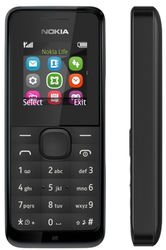 Nokia 105 3,56 cm (1.4") 70 g Svart Funktionstelefon