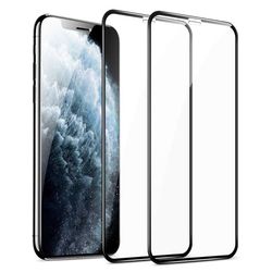 2-pakning herdet glass full dekning skjermbeskytter iPhone 11 Pro Max