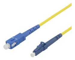 OS1/2 Fiber cable, LC - SC, 9/125, singlemode, 10m