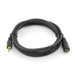 1,5m AUX 3,5 mm forlængerkabel Audio Kabel Kvinde Mand
