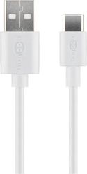 USB-C™ opladnings- og synkroniseringskabel (USB-A > USB-C™)