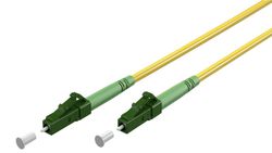 Fiberoptisk kabel (FTTH), Singlemode (OS2) Yellow, gul (Simplex), 10 m