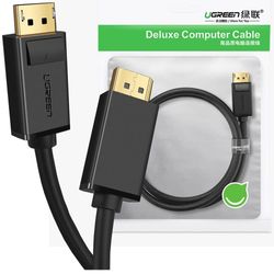 Grønn enveis DisplayPort til HDMI-kabel 4K 30 Hz 32 AWG 1,5 m Svart (DP101 10239)