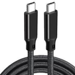 INF 3M USB-C til USB-C hurtigladekabel - Svart
