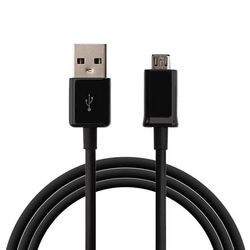 Kabel för Bose SoundWear Companion-högtalare - Mikro USB-laddarkabel Svart 1 Meter Phonillico®