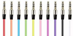 AUX-kabel 3,5 mm – forgyldt, høj kvalitet og holdbart – HVID