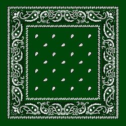 Grønn Paisley Bandana