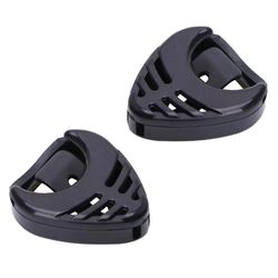 2x Plekterholder for gitar - Svart